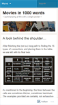 Mobile Screenshot of 1000wordmovies.wordpress.com