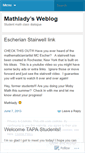 Mobile Screenshot of mathlady.wordpress.com