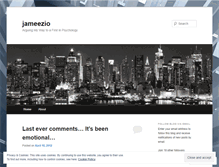 Tablet Screenshot of jameezio.wordpress.com