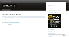 Desktop Screenshot of 1001casino.wordpress.com