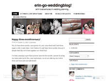 Tablet Screenshot of eringoweddingblog.wordpress.com