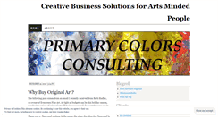 Desktop Screenshot of primarycolorsconsulting.wordpress.com