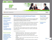 Tablet Screenshot of besthealthplans.wordpress.com
