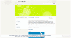 Desktop Screenshot of jocuribarbi.wordpress.com