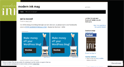 Desktop Screenshot of moderninkmag.wordpress.com