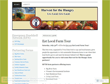 Tablet Screenshot of harvestforthehungry.wordpress.com