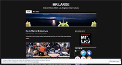 Desktop Screenshot of mrlarge.wordpress.com