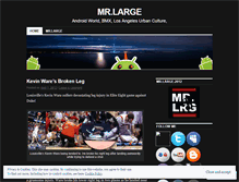 Tablet Screenshot of mrlarge.wordpress.com