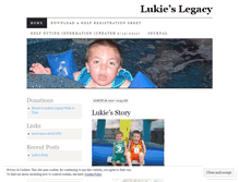 Tablet Screenshot of lukieslegacy.wordpress.com