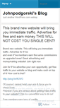 Mobile Screenshot of johnpodgorski.wordpress.com