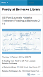 Mobile Screenshot of beineckepoetry.wordpress.com