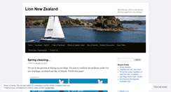 Desktop Screenshot of lionnewzealand.wordpress.com