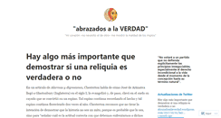 Desktop Screenshot of abrazadosalaverdad.wordpress.com