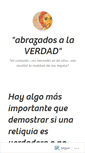 Mobile Screenshot of abrazadosalaverdad.wordpress.com
