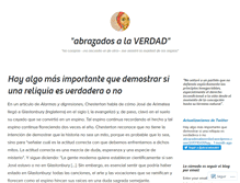 Tablet Screenshot of abrazadosalaverdad.wordpress.com