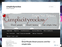 Tablet Screenshot of cimplicityrockss.wordpress.com