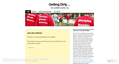 Desktop Screenshot of gettingdirtyforjesus.wordpress.com