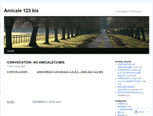 Tablet Screenshot of amicale123bis.wordpress.com