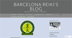 Desktop Screenshot of barcelonareiki.wordpress.com