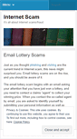 Mobile Screenshot of internetscam.wordpress.com