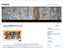Tablet Screenshot of iloveyulgang.wordpress.com
