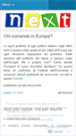 Mobile Screenshot of nexteuropa.wordpress.com