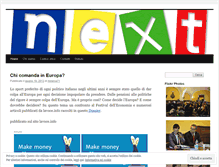 Tablet Screenshot of nexteuropa.wordpress.com