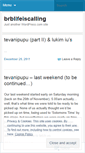 Mobile Screenshot of brblifeiscalling.wordpress.com