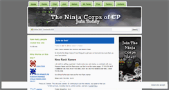 Desktop Screenshot of ninjascorpsofcp.wordpress.com