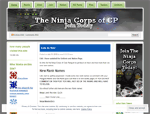 Tablet Screenshot of ninjascorpsofcp.wordpress.com