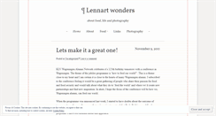 Desktop Screenshot of lennartverhoeven.wordpress.com