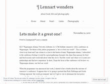 Tablet Screenshot of lennartverhoeven.wordpress.com