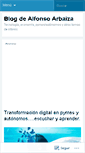 Mobile Screenshot of alfonsoarbaiza.wordpress.com