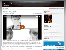 Tablet Screenshot of jazzava.wordpress.com