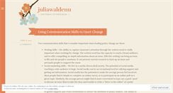 Desktop Screenshot of juliawaldenu.wordpress.com