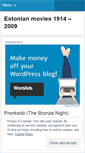 Mobile Screenshot of estonianmovies.wordpress.com