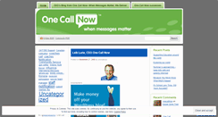 Desktop Screenshot of onecallnow.wordpress.com
