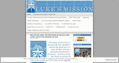 Desktop Screenshot of lukesmission.wordpress.com