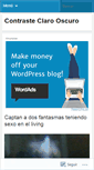 Mobile Screenshot of contrasteclarooscuro.wordpress.com