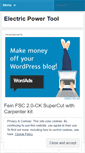 Mobile Screenshot of electricpowertool.wordpress.com