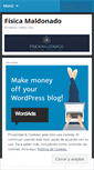 Mobile Screenshot of fisicamaldonado.wordpress.com