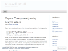 Tablet Screenshot of mullr.wordpress.com