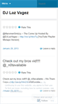 Mobile Screenshot of djlazvagez.wordpress.com