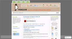 Desktop Screenshot of penguinsflash.wordpress.com