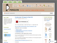 Tablet Screenshot of penguinsflash.wordpress.com