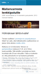 Mobile Screenshot of lenkkipoluille.wordpress.com