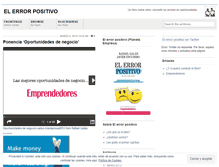 Tablet Screenshot of elerrorpositivo.wordpress.com