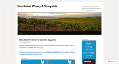 Desktop Screenshot of bouchainevineyards.wordpress.com