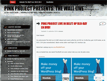 Tablet Screenshot of pinkprojectthewall.wordpress.com