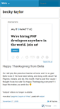 Mobile Screenshot of beckytaylor.wordpress.com